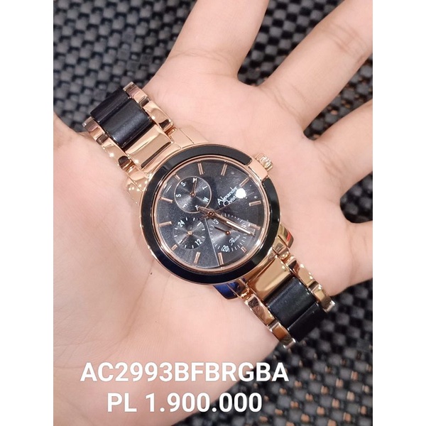 JAM TANGAN ALEXANDRE CHRISTIE KERAMIK AC2993  | AC2993 CERAMIC ORIGINAL