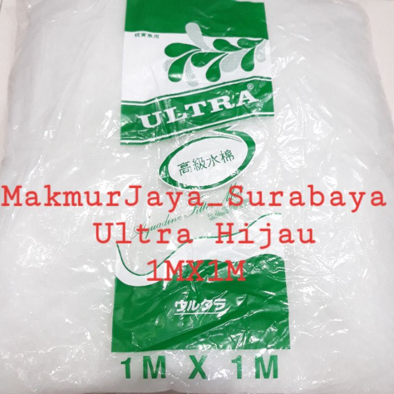 KAPAS FILTER ULTRA HIJAU 1X1 SERAT BAGUS