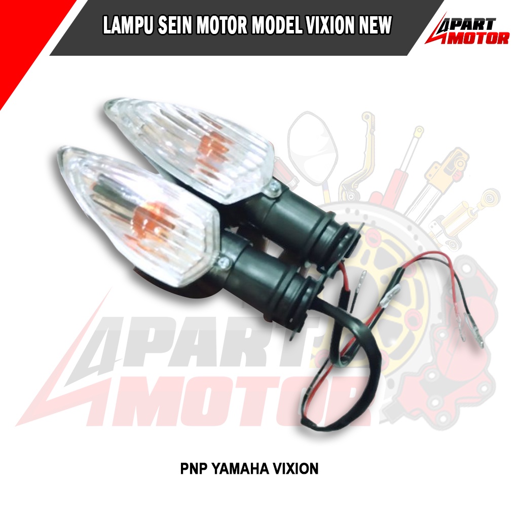 Lampu Sein Motor Vixion New Model Original Satu Set