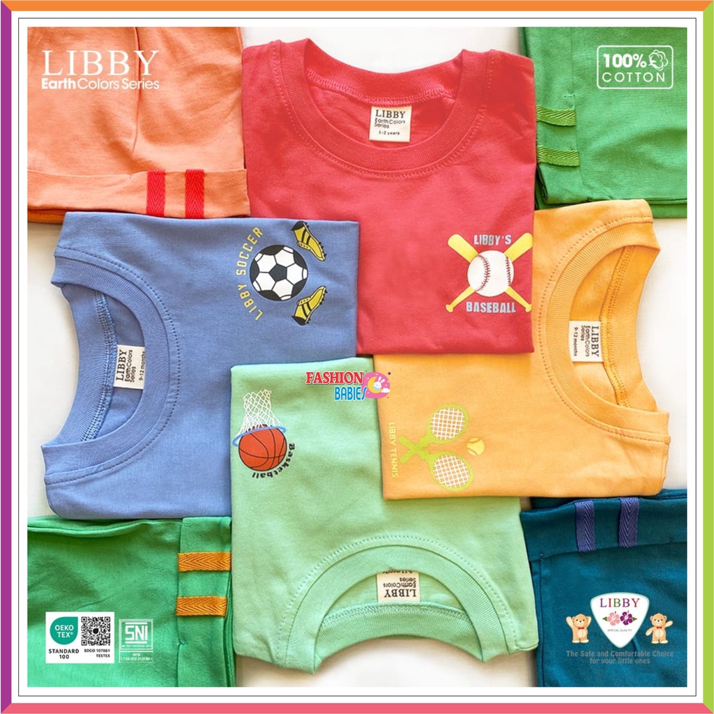 LIBBY NIJI SET BOY &amp; GIRL SERIES | LIBBY EARTH COLOUR 0-8 TAHUN