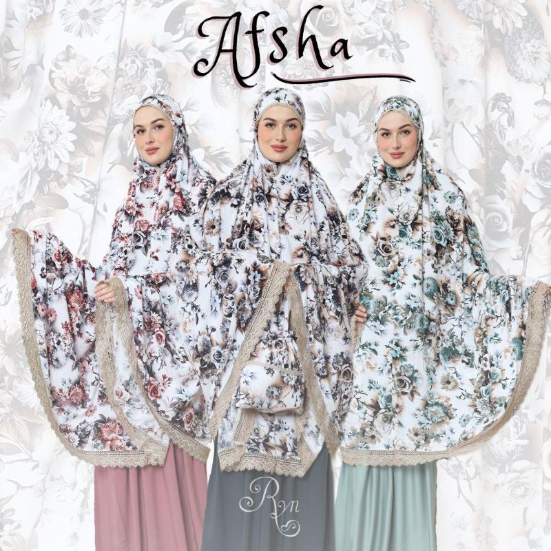 {NEW} Mukena Renda Premium Motif - Afsha
