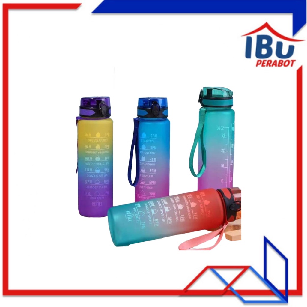 BOTOL VIRAL1 LTR / botol minum viral unik/botol minum 1 liter