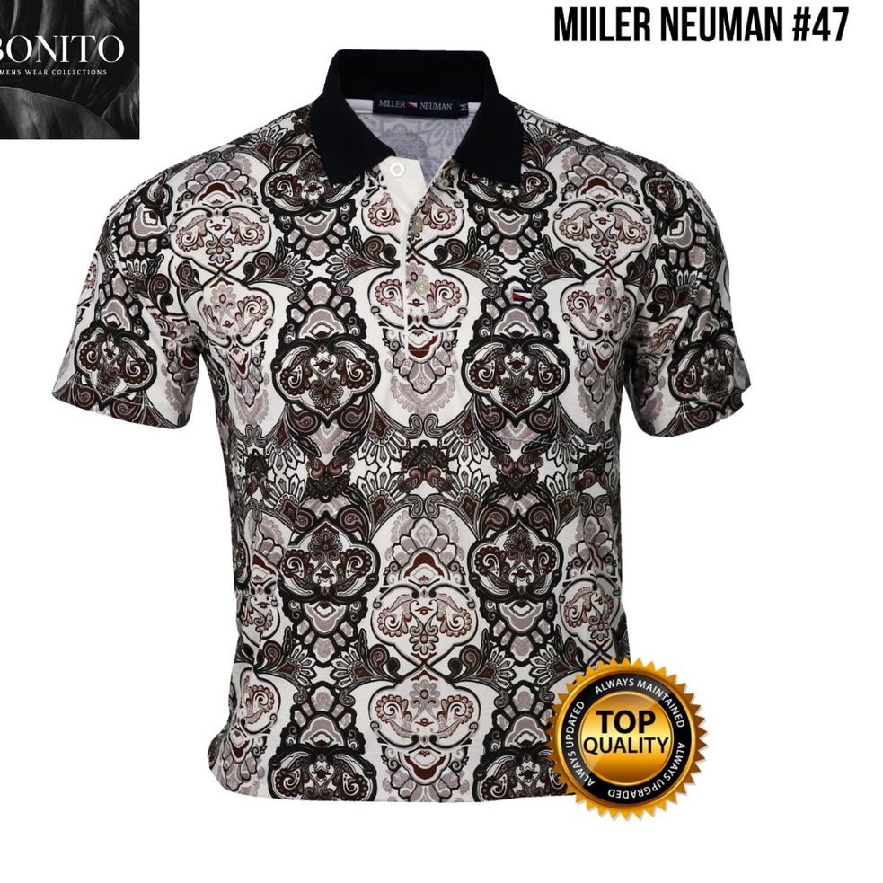 Kaos Polo Kerah Pria Miller Neuman Katun Berkantong 47 (KODE 69)