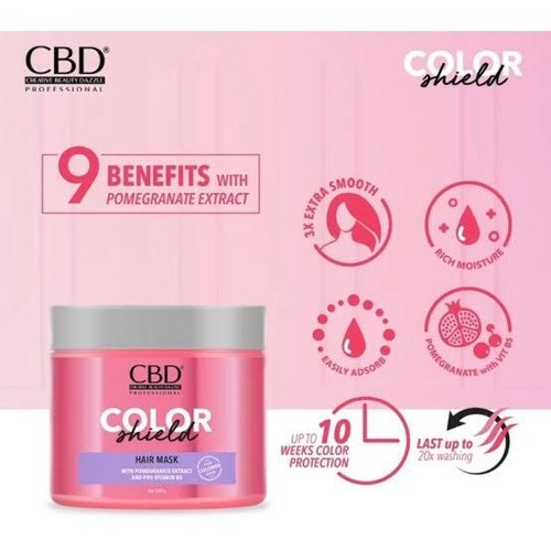 CBD HAIR MASK MASKER RAMBUT 500GR PRO / COLOR / COLLAGEN