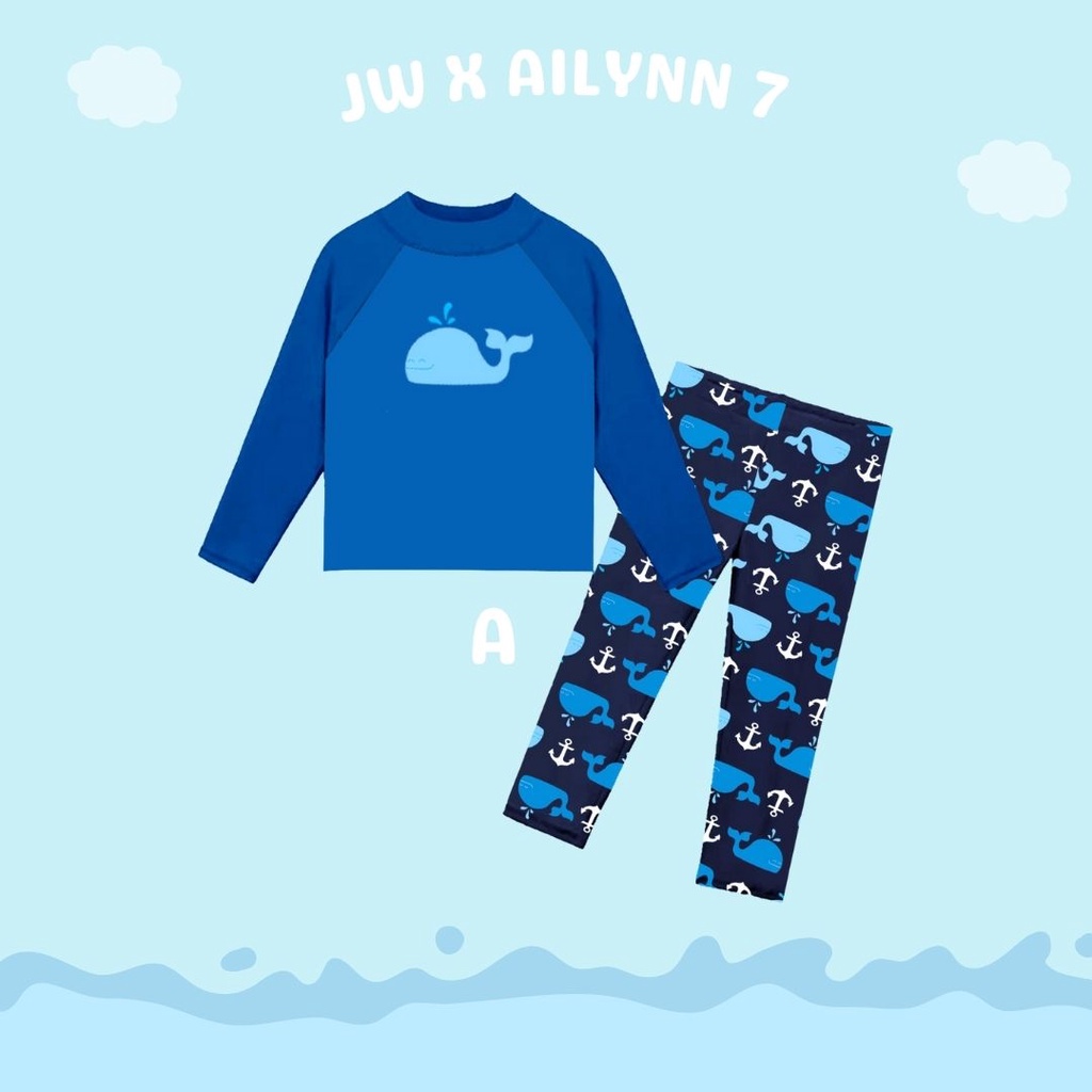 Baju Renang Anak Laki Laki / Cowok Junior Wardrobe x Ailynn  Vol. 7