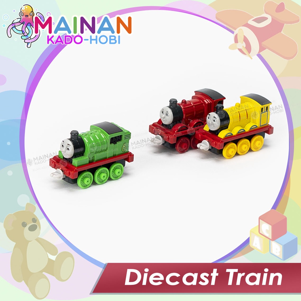 HADIAH ULANG TAHUN MAINAN ANAK DIECAST TRAIN MINIATUR KERETA API