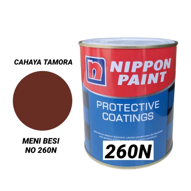 BODELAC METAL PRIMER NIPPON PAINT 1KG NO 260N CAT DASAR MENI BESI DAN KAYU PROTECTIVE