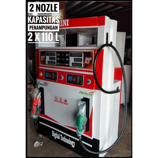 Pertamini Pom Mini 2 Nozle Nosel Minimalis