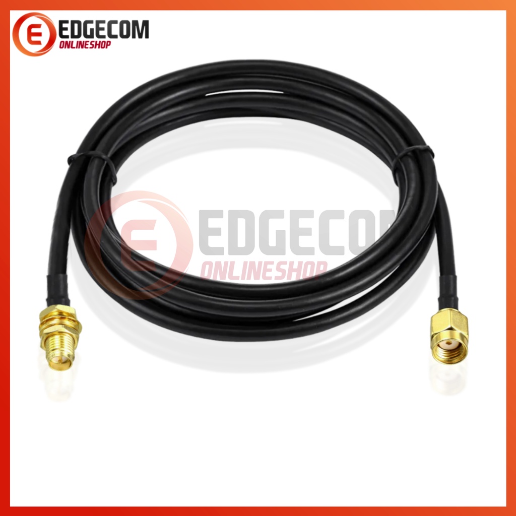 Kabel Perpanjangan Antena WiFi Modem dan Router RP - SMA Male Female Pigtail