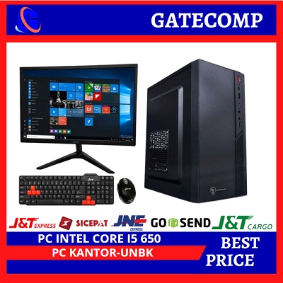 Komputer Full Set Murah Intel Core I5 Ram 8GB SSD 256GB HDD 500GB LED 24