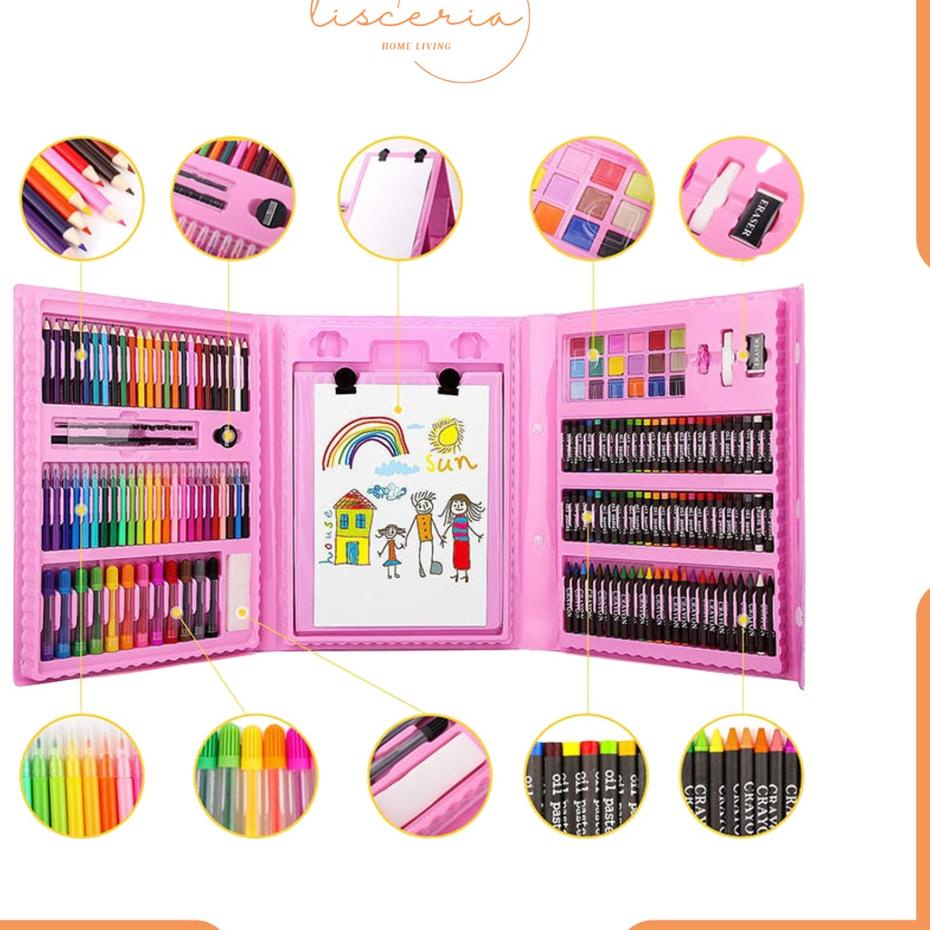 

12.12 Brands Festival [ LSC ] Crayon Pensil Warna Art Set Pensil Warna Crayon ( 208 ) murah