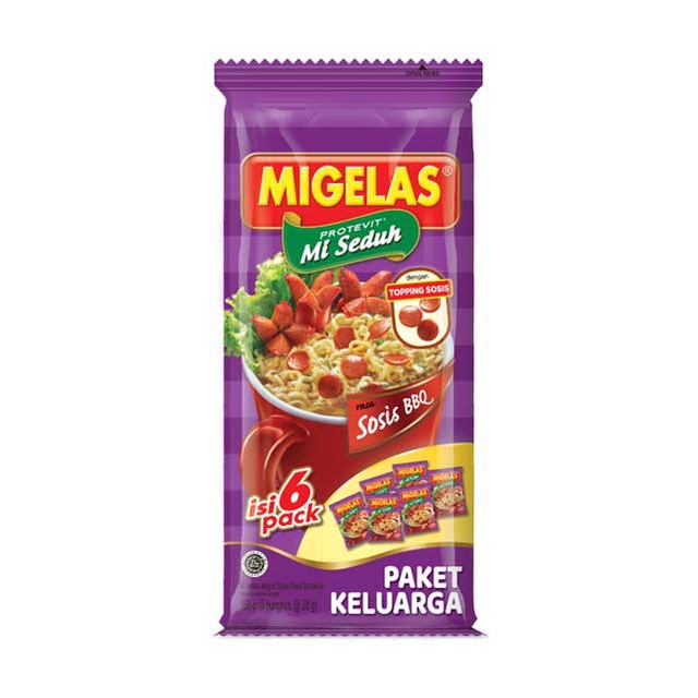 

MIGELAS PROTEVIT SOSIS BBQ BAG 6X28G