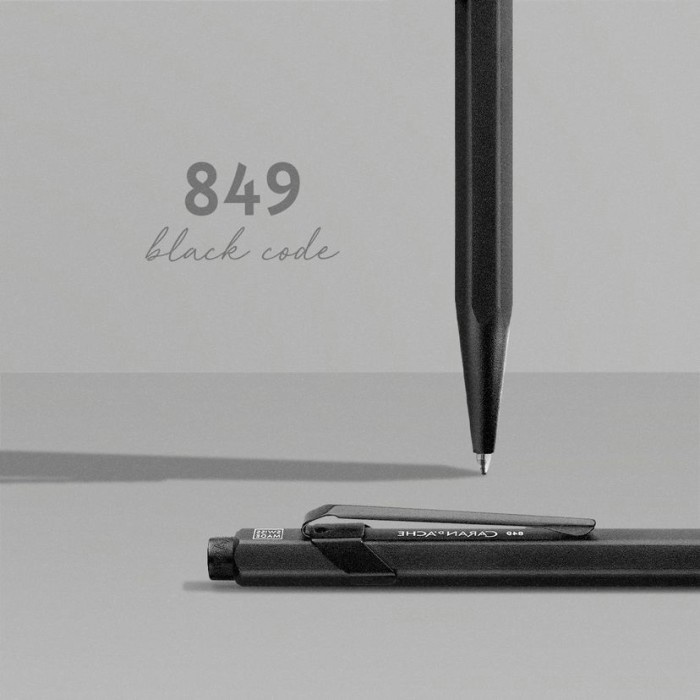 

BISA COD CARAN DACHE 849 Black Code Ballpen Pen #Pulpen Refill Parker Lamy