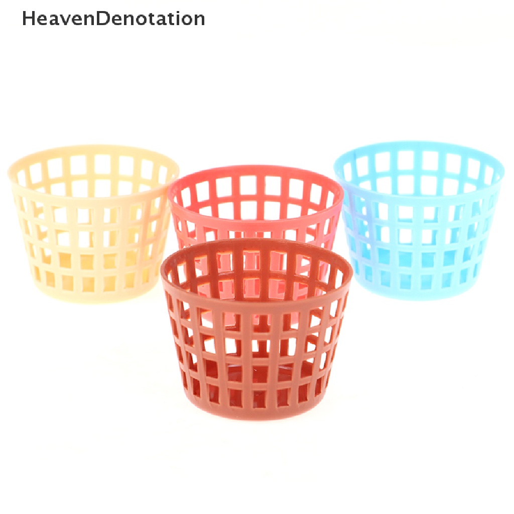 [HeavenDenotation] 5pcs Mini 1 / 12 Cute Dollhouse Storage basket Dolls Miniature Decoration HDV