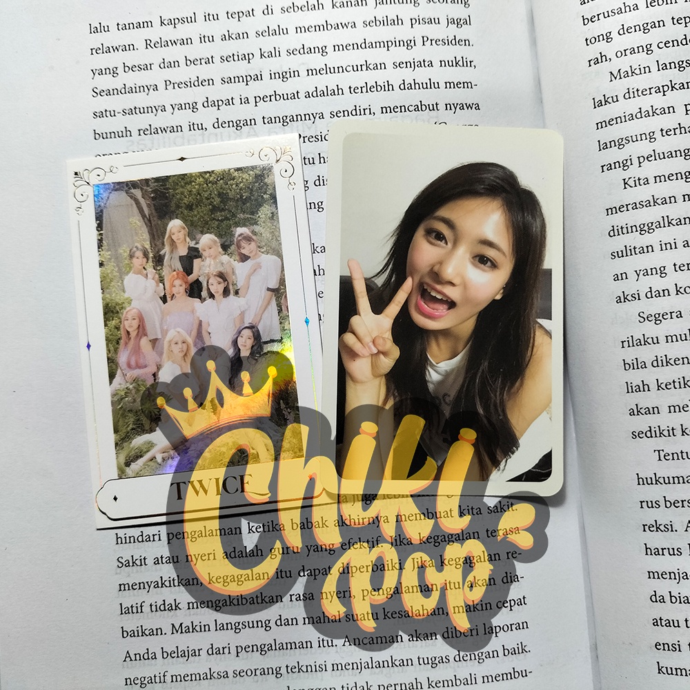 OFFICIAL TWICE GROUP WITHDRAMA TZUYU TWICETAGRAM TTG PHOTOCARD PC