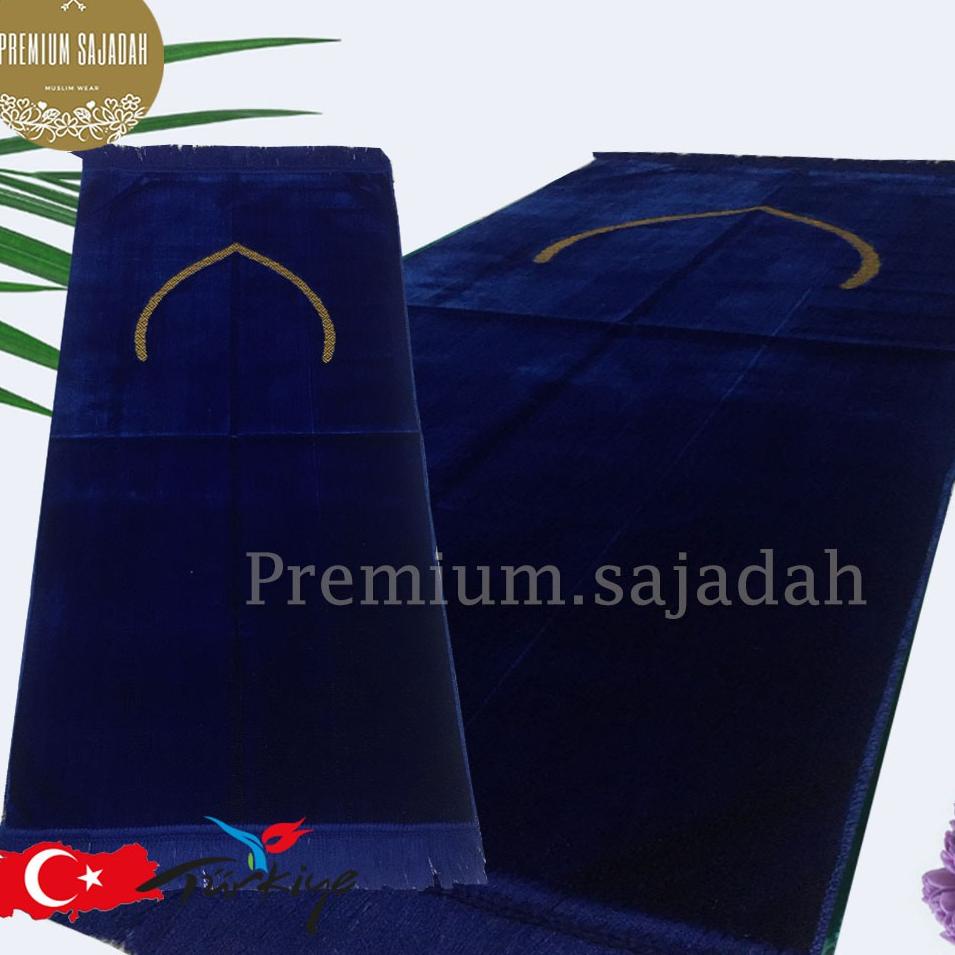 ☇ Sajadah Turkey Turkiye Motif Polos Minimalis Midi Premium Sajadah Turki Sejadah Travel Travelling 