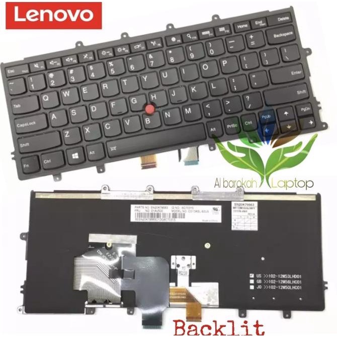 TERBARU KEYBOARD LENOVO THINKPAD X230S X240 X250 X260 X270 04Y0900 BACKLIGHT ORIGINAL