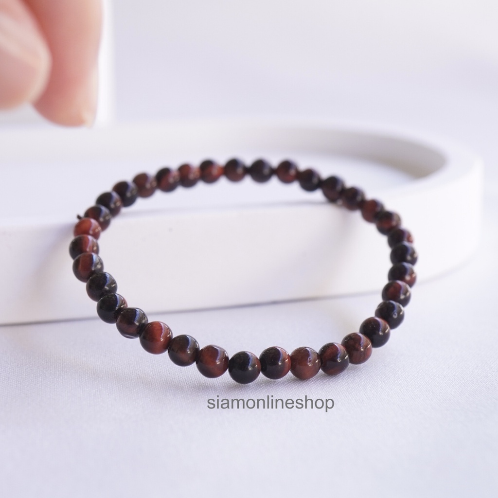 Gelang Batu Red Tiger Eye 12mm