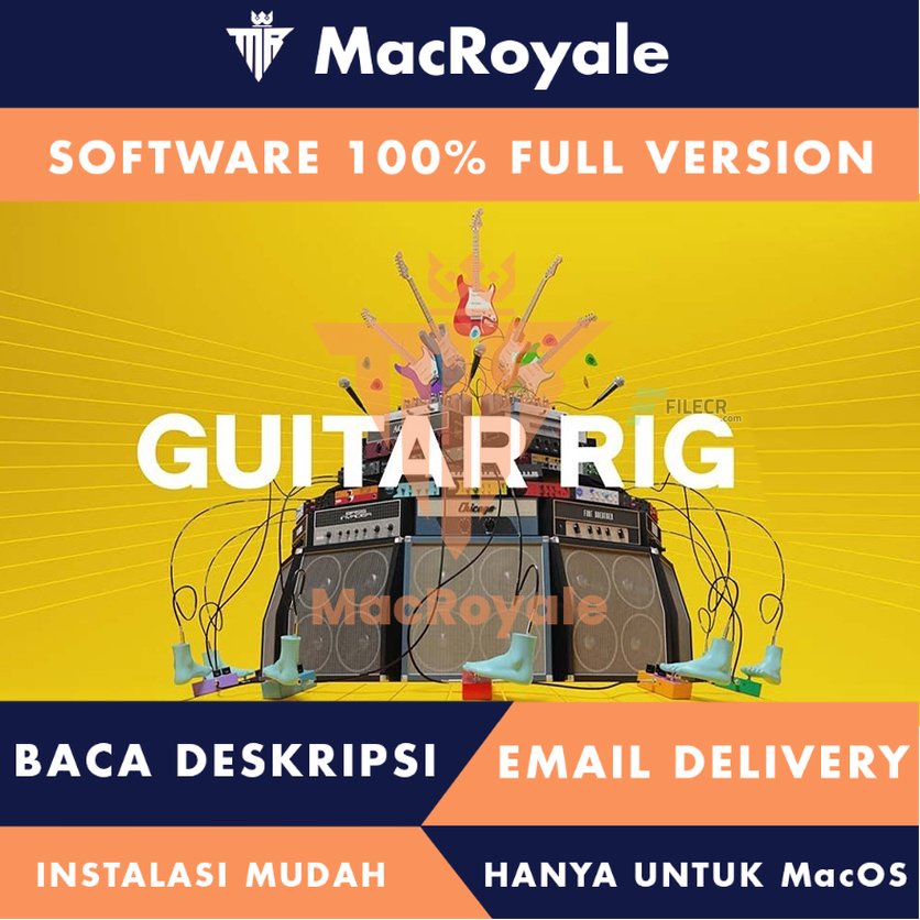 [MacOS] Native Instruments Guitar Rig 6 Pro Lifetime - untuk merekam dan mengedit musik gitar