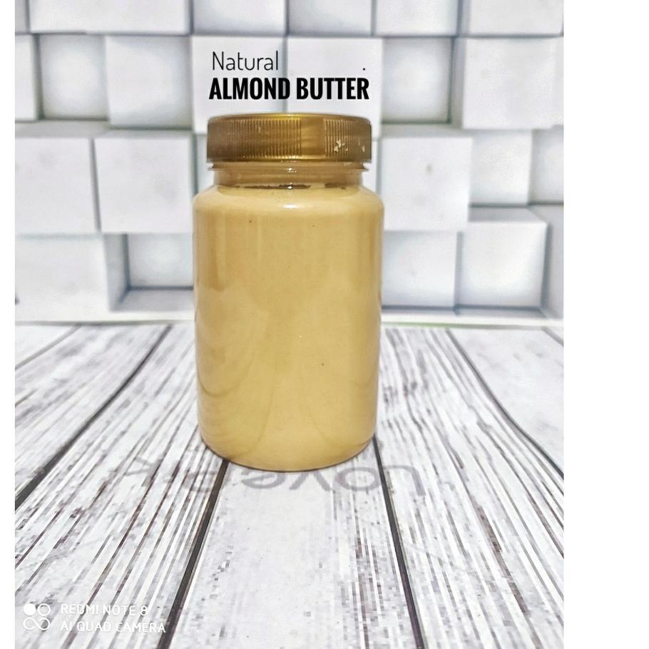 

❉ Natural Almond Butter 300gr - Creamy / Crunchy, Selai Almond ۞