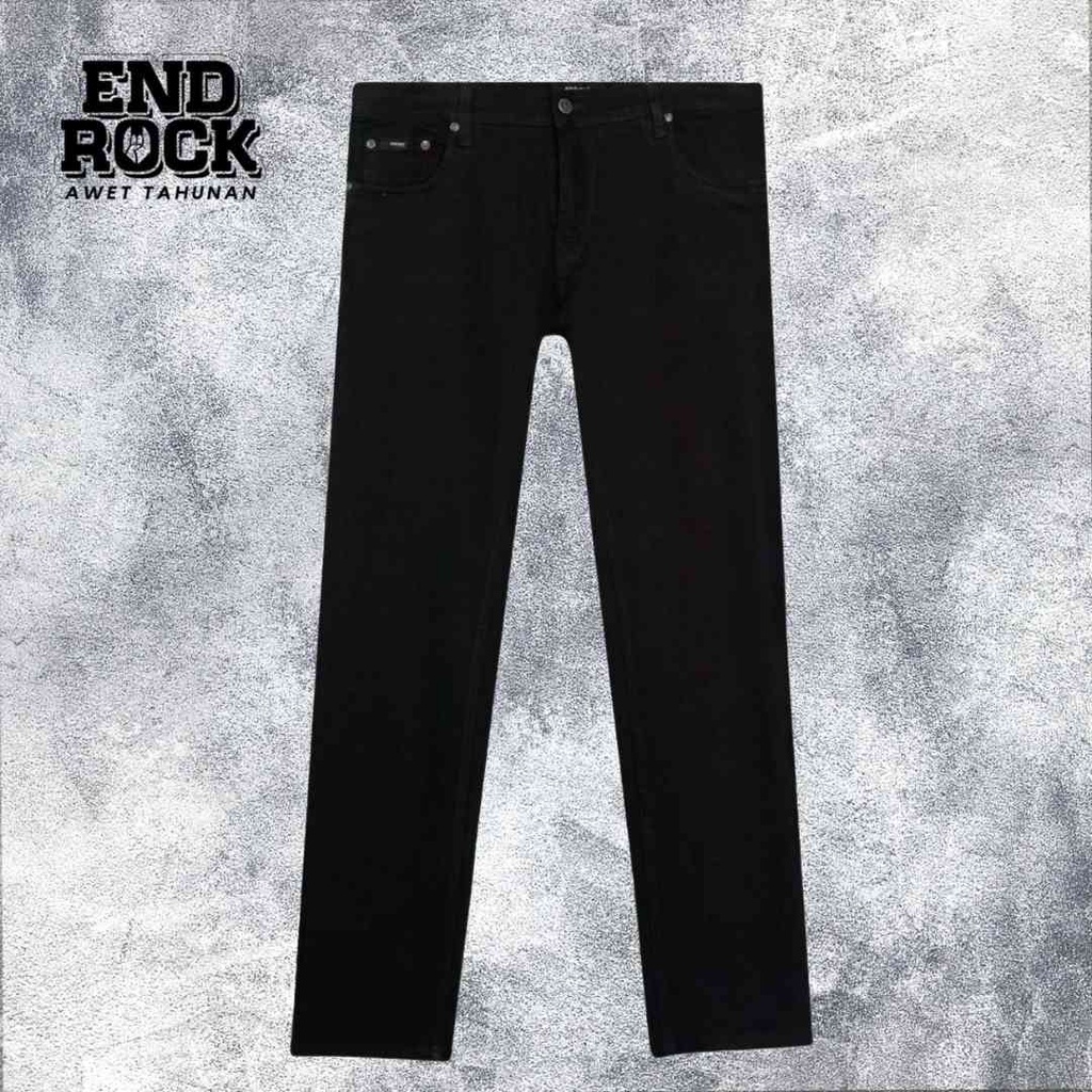 ORIGINAL jeans endrock 099 | Celana jeans hitam pria awet tahunan