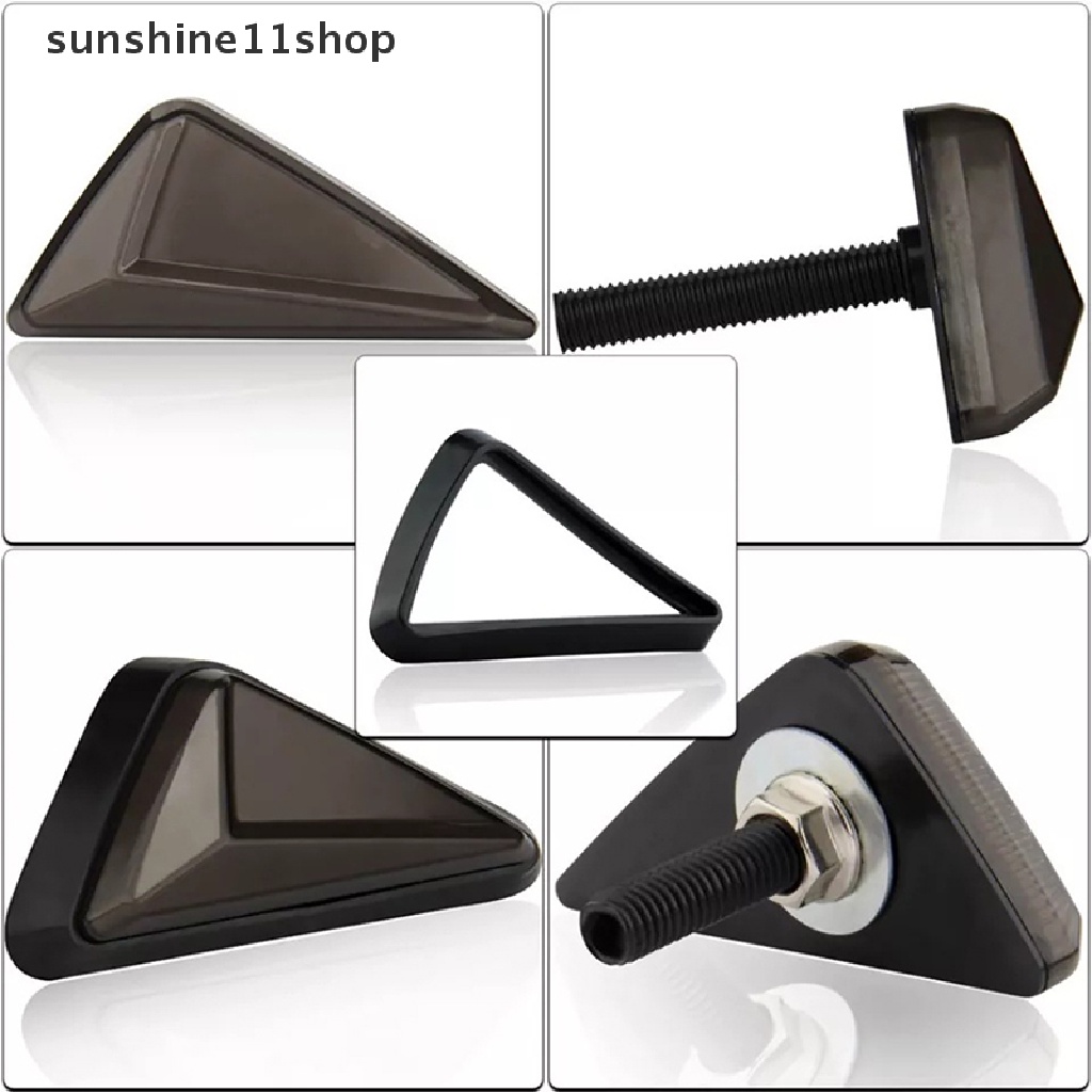 Sho 2PCS Universal Mobil Motor Segitiga Sein Tertanam Instalasi Panduan Berbentuk L LED Sein Tertanam Instalasi Mengalir Sein N