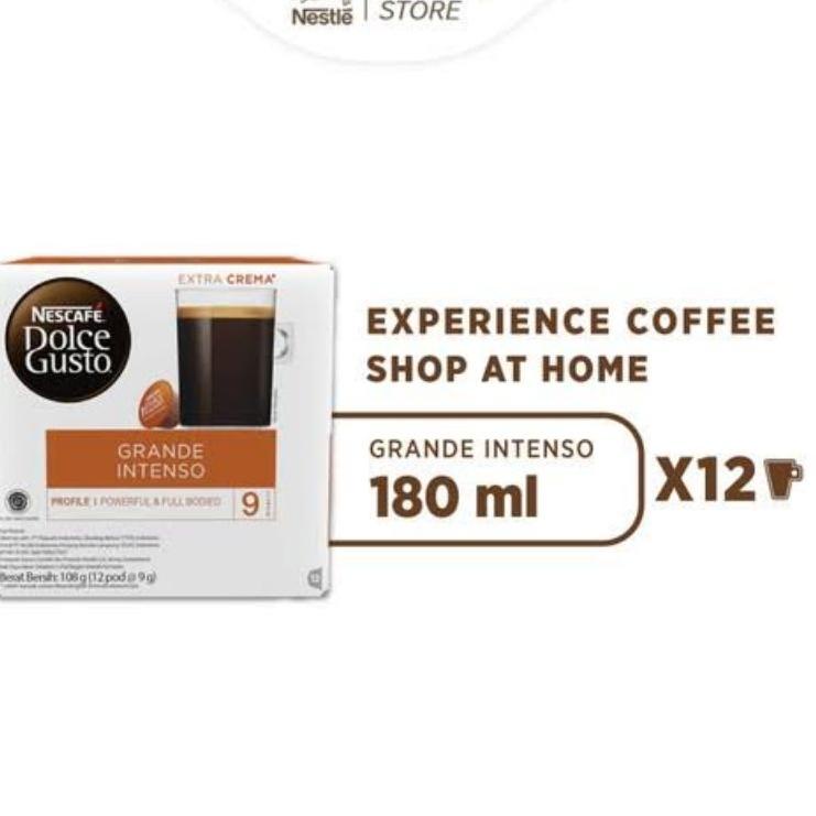 

♤ NESCAFE DOLCE GUSTO GRANDE INTENSO-12 CAPSULE ➯