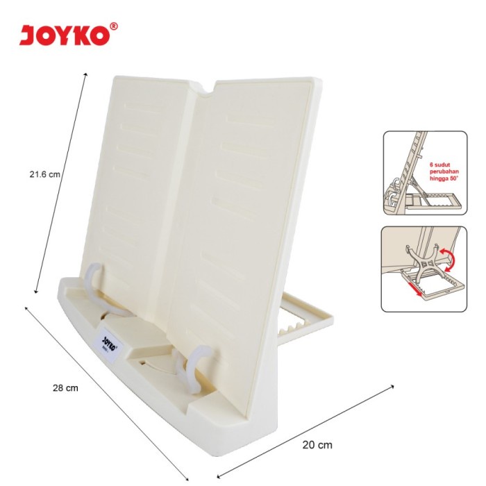 

Terlaris Joyko Book Holder / Sandaran Buku / Penyangga Buku Bkhd-1