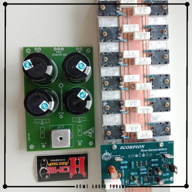 KIT AMPLIFIER 8 TOA MONO PLUS ELCO PSU