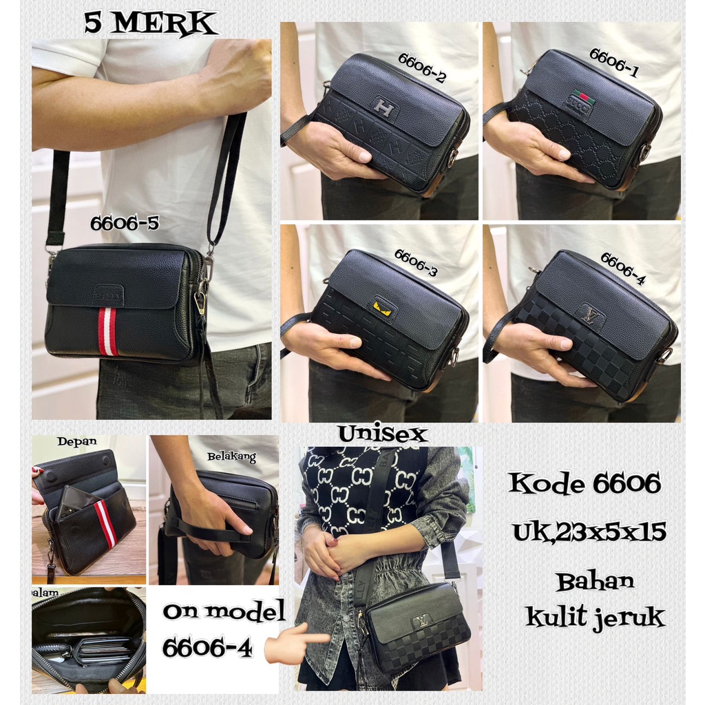 Handbag Selempang Unisex kode 6606