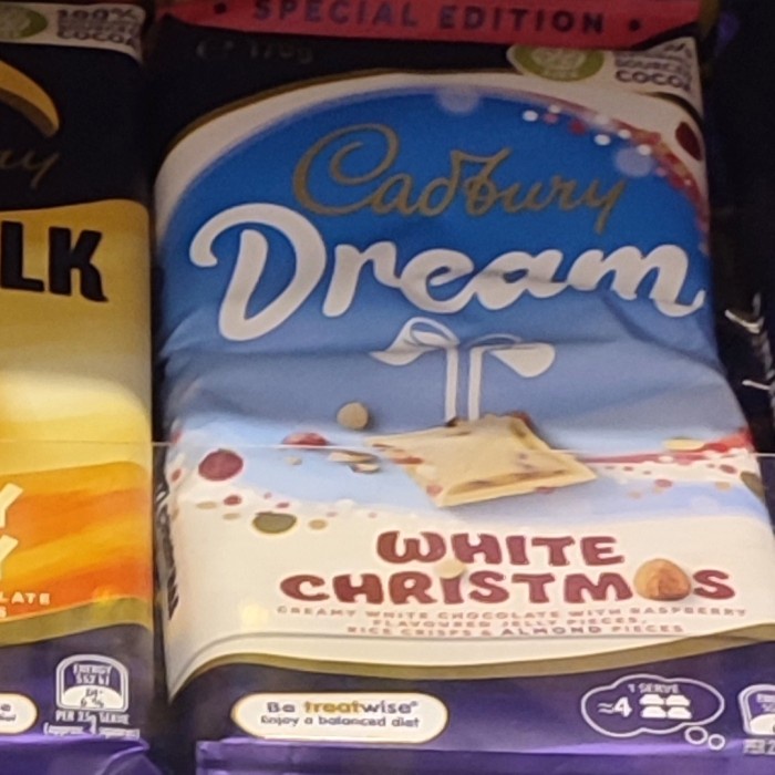 

CADBURY DREAM WHITE CRISMAS 170g IMPOR