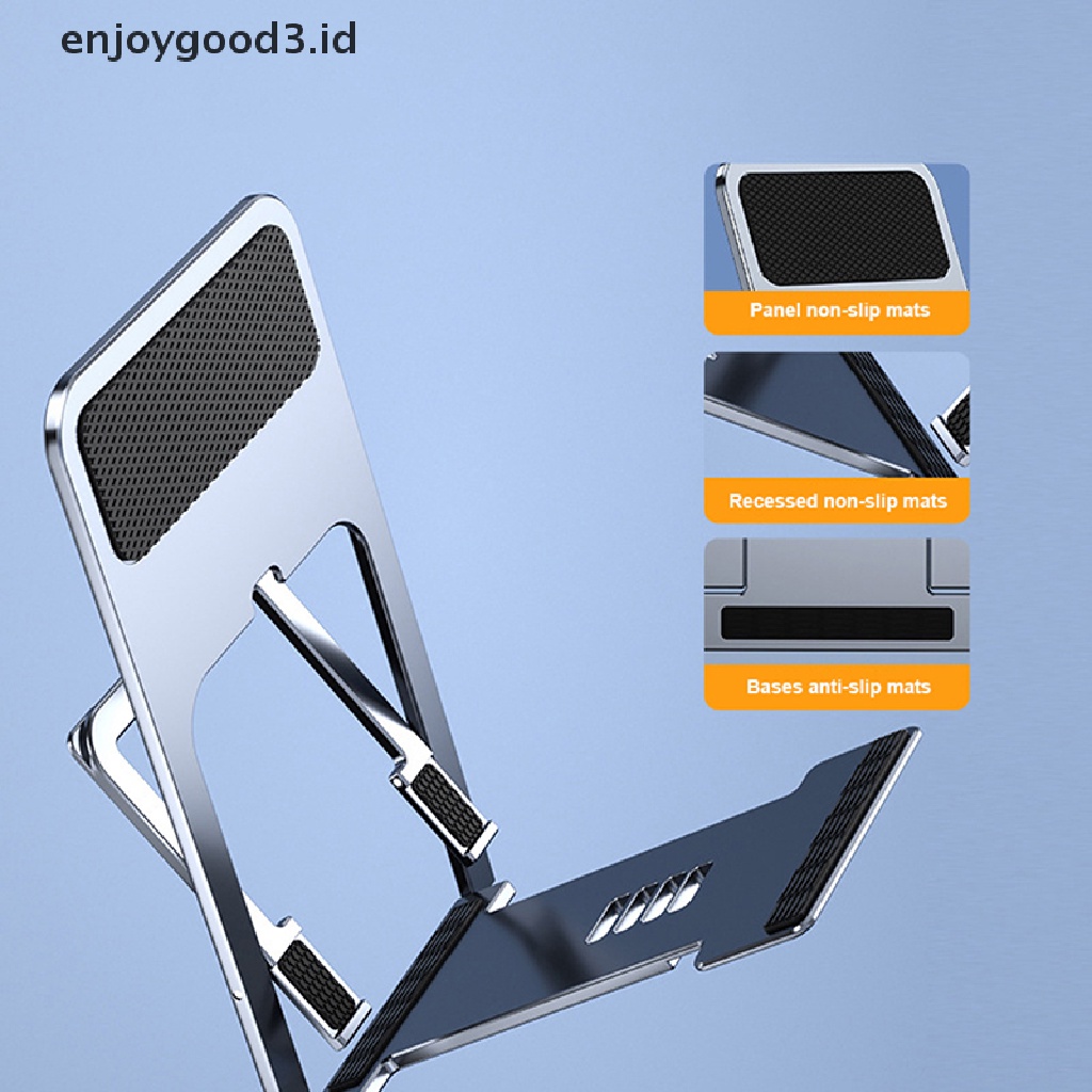 【 Rready Stock 】 Universal Desktop Mobile Phone Holder Stand for IPhone IPad Adjustable Tablet Foldable Table Cell Phone Desk Stand Holder （ ID ）