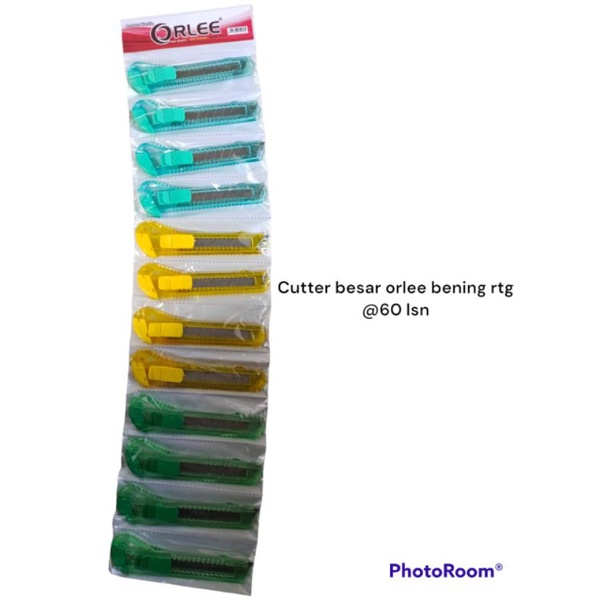 

cutter besar / kecil bening 1 rtg