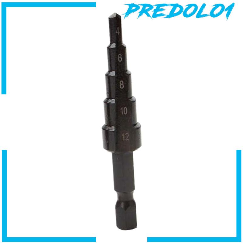 [Predolo1] Mata Bor Step Alur Lurus Drilling Power Tools Untuk Fibreglass Tembaga