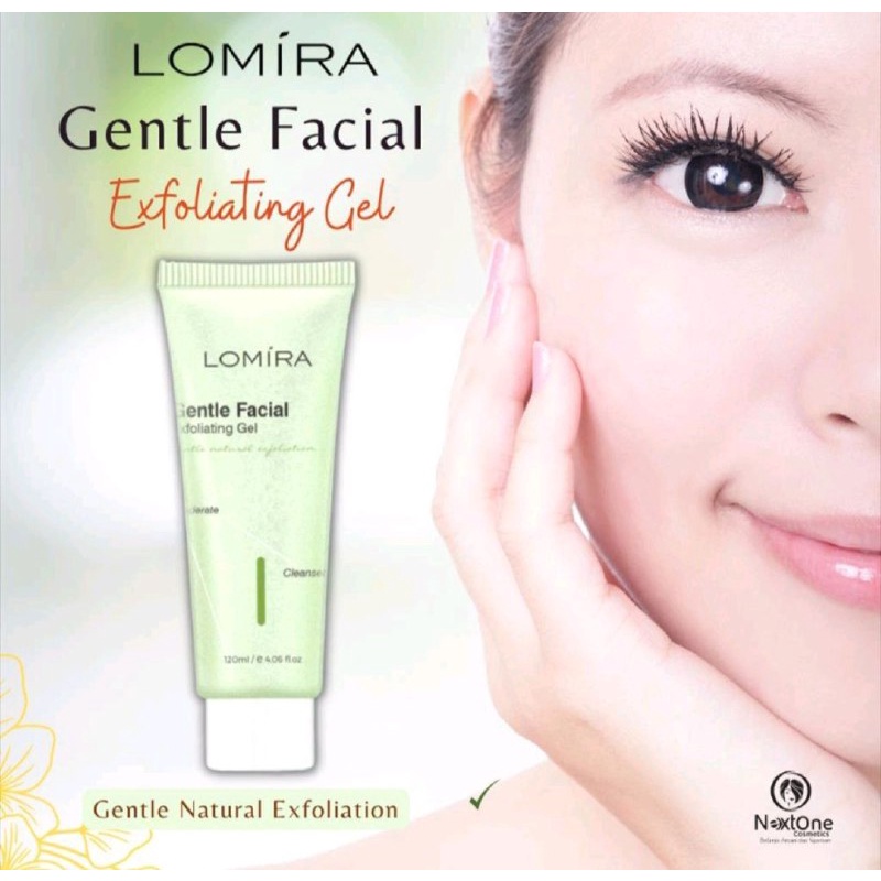 LOMIRA GENTLE FACIAL WASH EXFOLIATING GEL - FACIAL FOAM LOMIRA 120ML