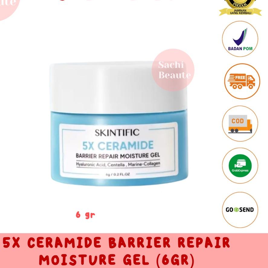 ➭ SKINTIFIC Moisturizer 5X Ceramide Barrier Repair Moisturize Gel MOISTURIZER 6G  ❀