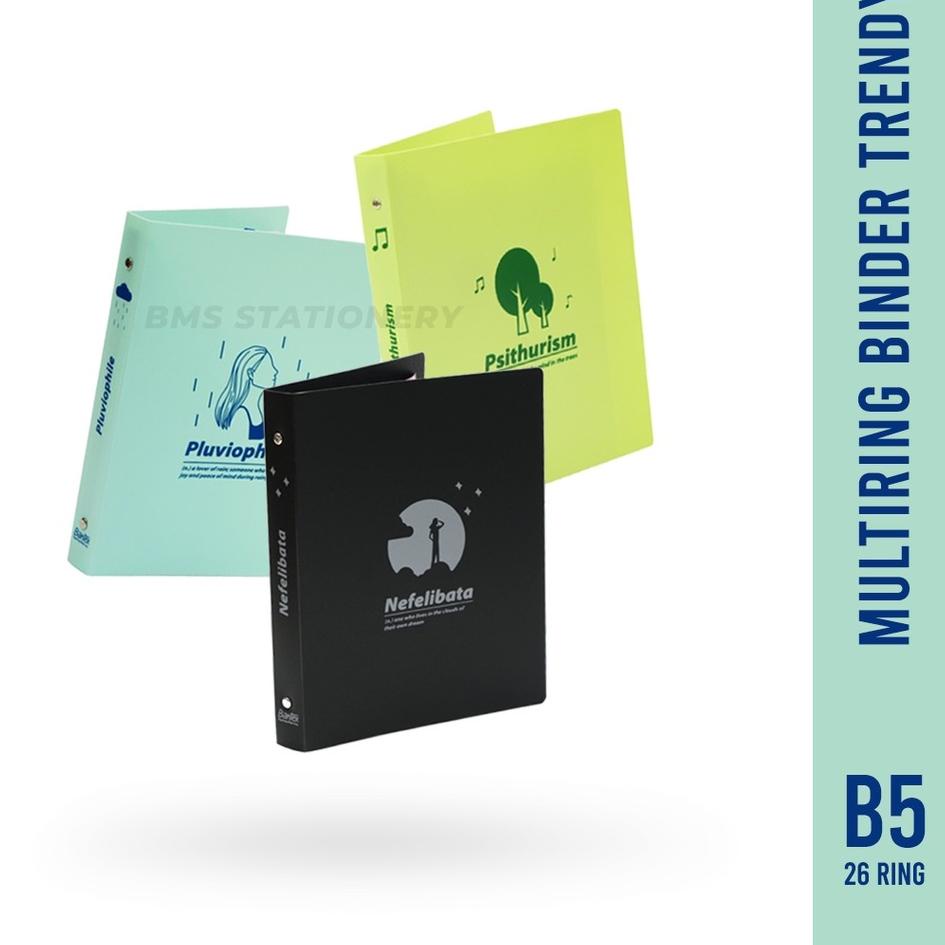 

Hadir Terkeren Bantex Binder B5 26 Ring Motif Trendy