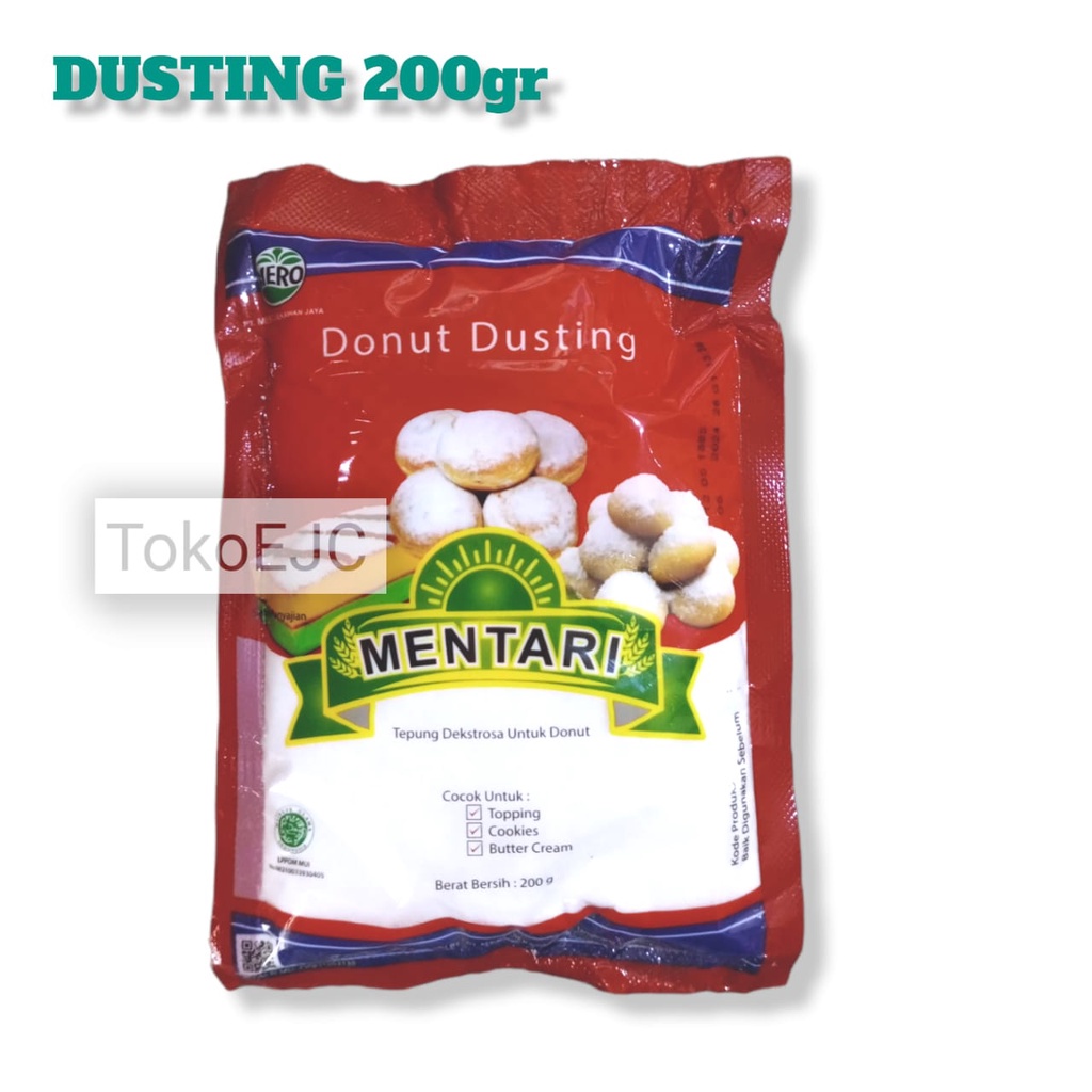 

[EJC] Gula Halus Gula Donat Gula Dusting Mentari 200gr