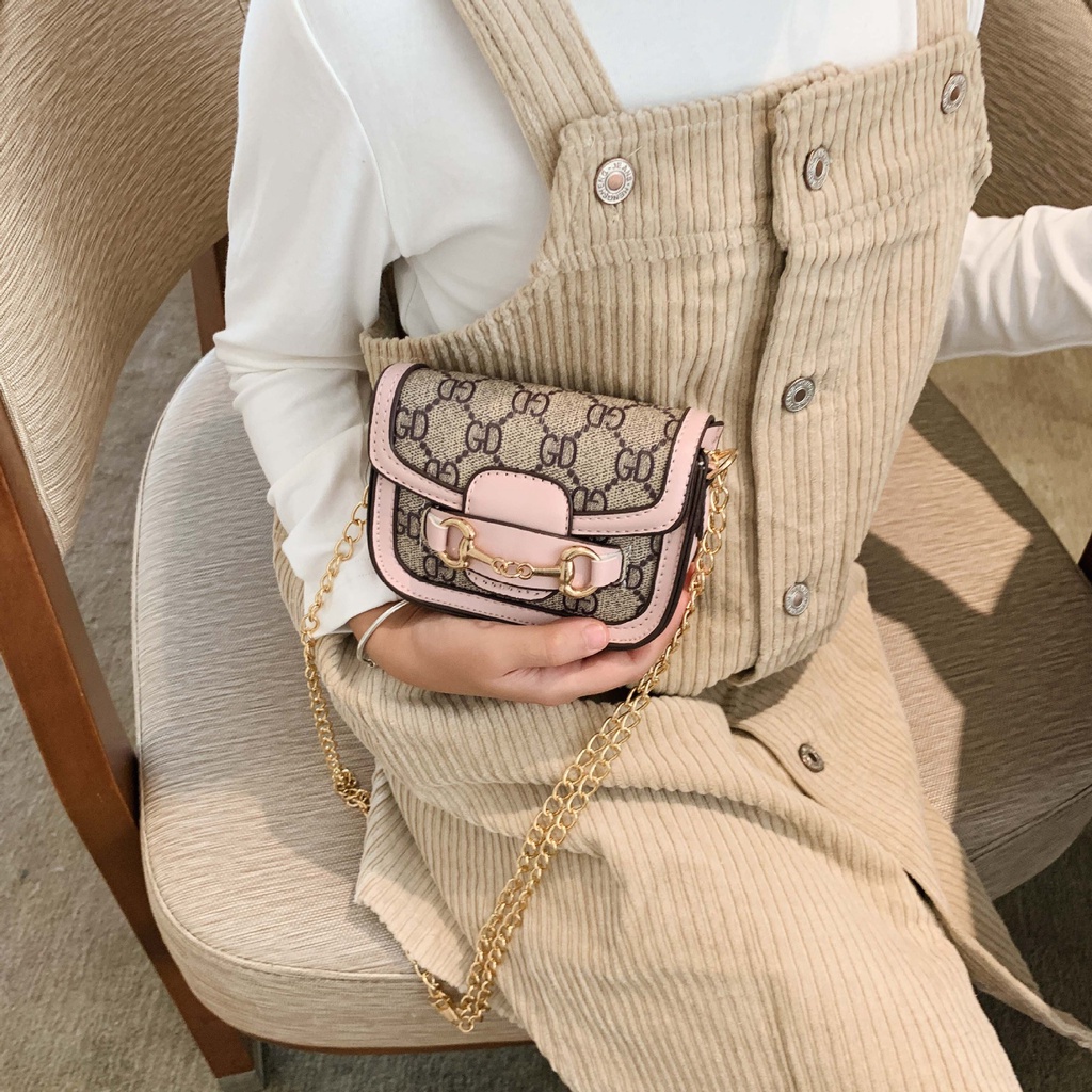 [meandboss] Tas Anak Selempang Perempuan Fashion Korea Kulit Gc