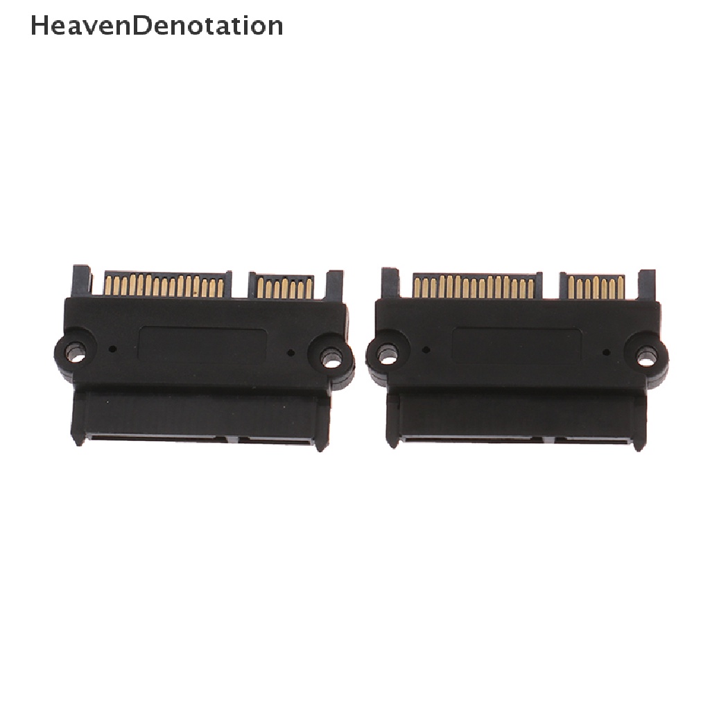 [HeavenDenotation] Konverter Adaptor Komputer Sudut Kepala Lurus Tahan Lama PC Portable High Quality HDV