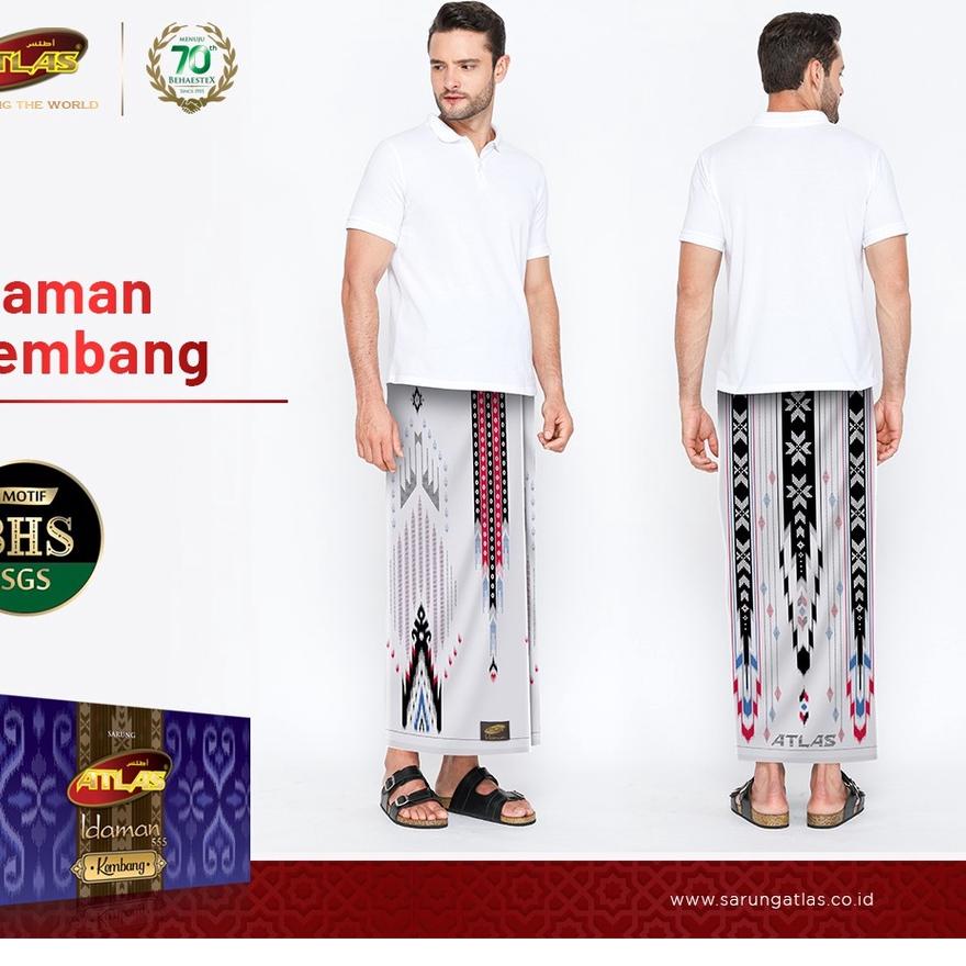 ♠ Sarung Atlas Idaman Kembang New SGS ✮