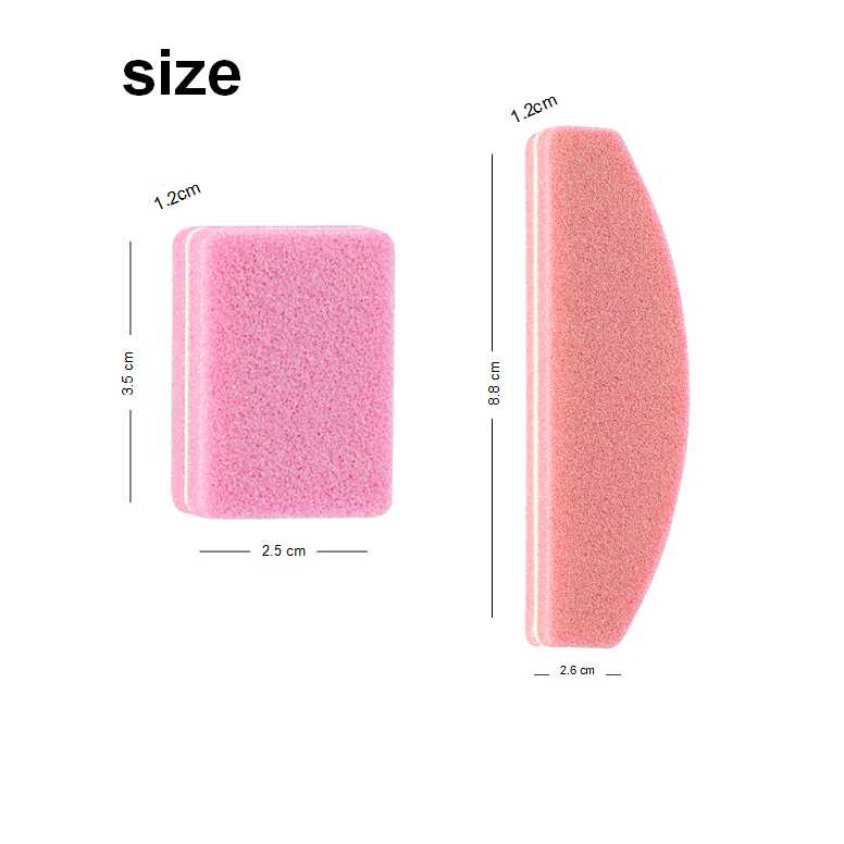 MSY KIKIR BUFFER SPONGE MINI/NAIL POLISH SANDING/BUFFER STRIPS NAIL DOUBLE SIDED MINI NAIL FILE