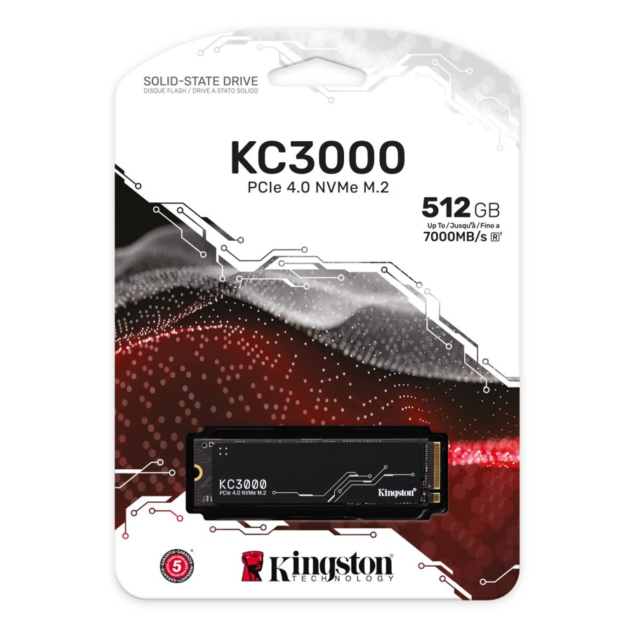 Kingston KC3000 SKC3000S/512G PCIe 4.0 NVMe M.2 512GB