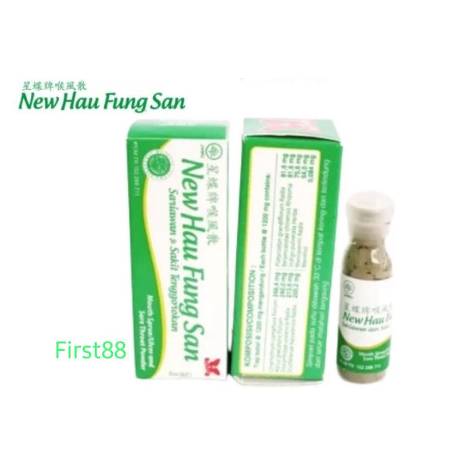 New Hau Fung San 1200 mg - Obat Sakit Tenggorokan dan Sariawan