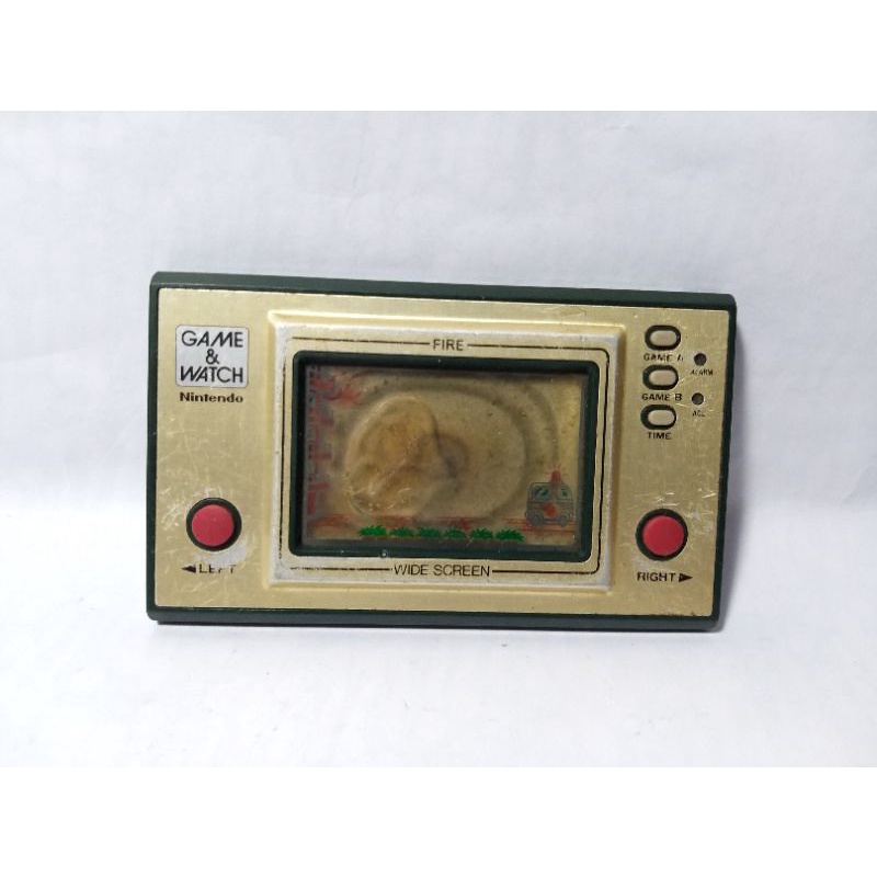 Game Watch Gimbot Gamebot Bot Nintendo Japanese Fire 1981 Japan Jepang Games Rare Jadul Vintage Clas