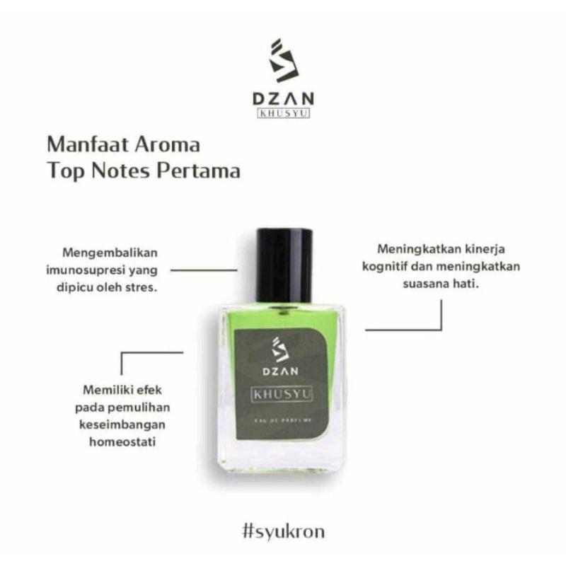 Dzan KHUSYU EDP 35ml Parfume sholat tahan lama