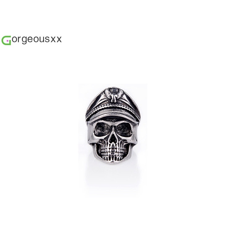 Vintage Tren Tengkorak Resizable Cincin Untuk Wanita Pria Punk Hip-hop Retro Skeleton Devil Adjustable Ring Unisex Perhiasan Hadiah