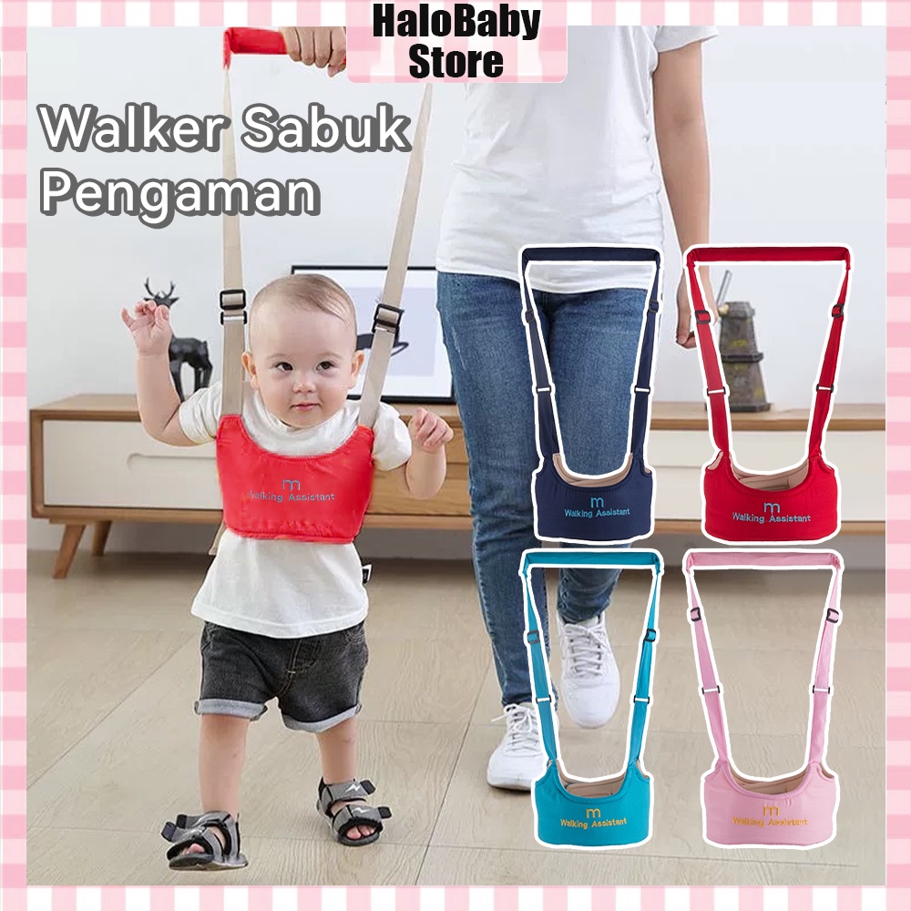 Halobaby Alat Bantu Jalan Bayi/Baby Walking Assistant/Baby Walker Belt Sabuk Pengaman Alat Bantu Jalan Bay