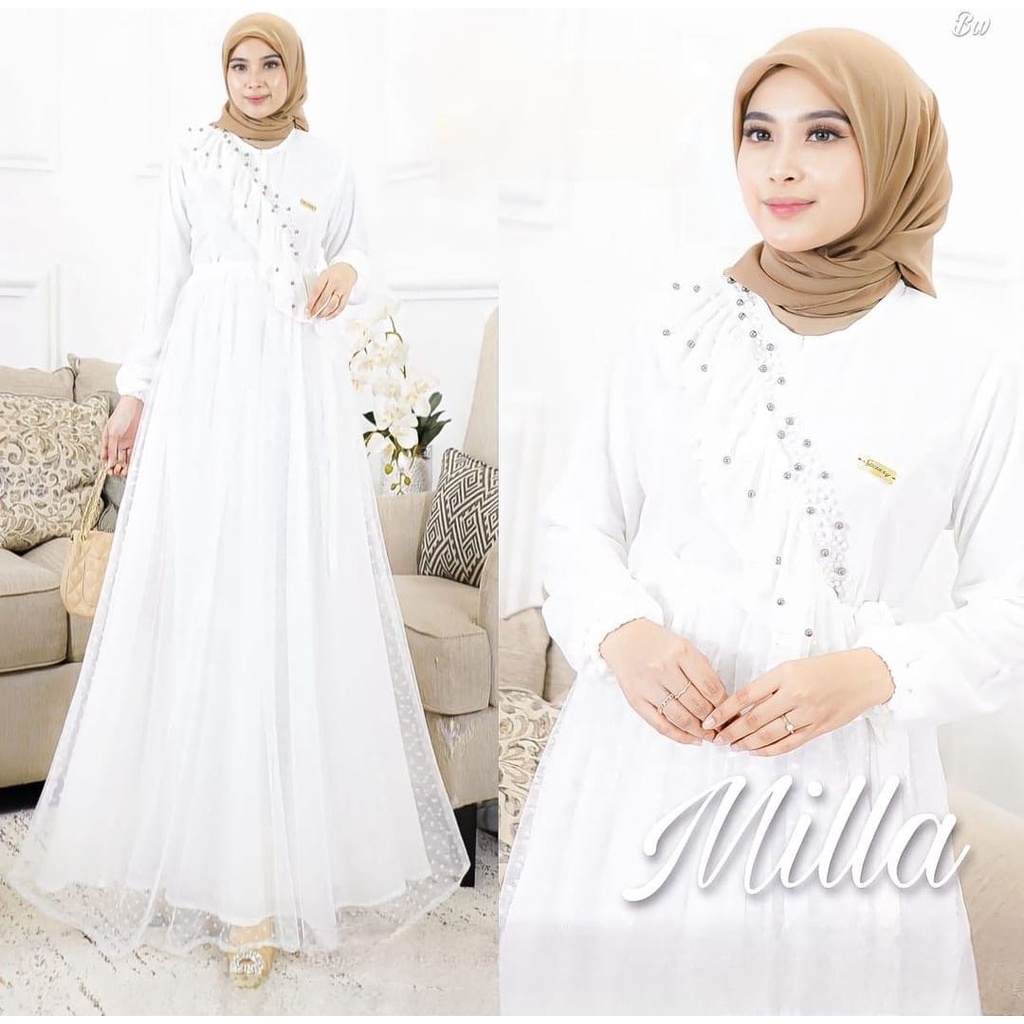 MILLA DRESS - NEW ARRIVAL / Dress Formal / Dress Elegan / Dress Undangan /