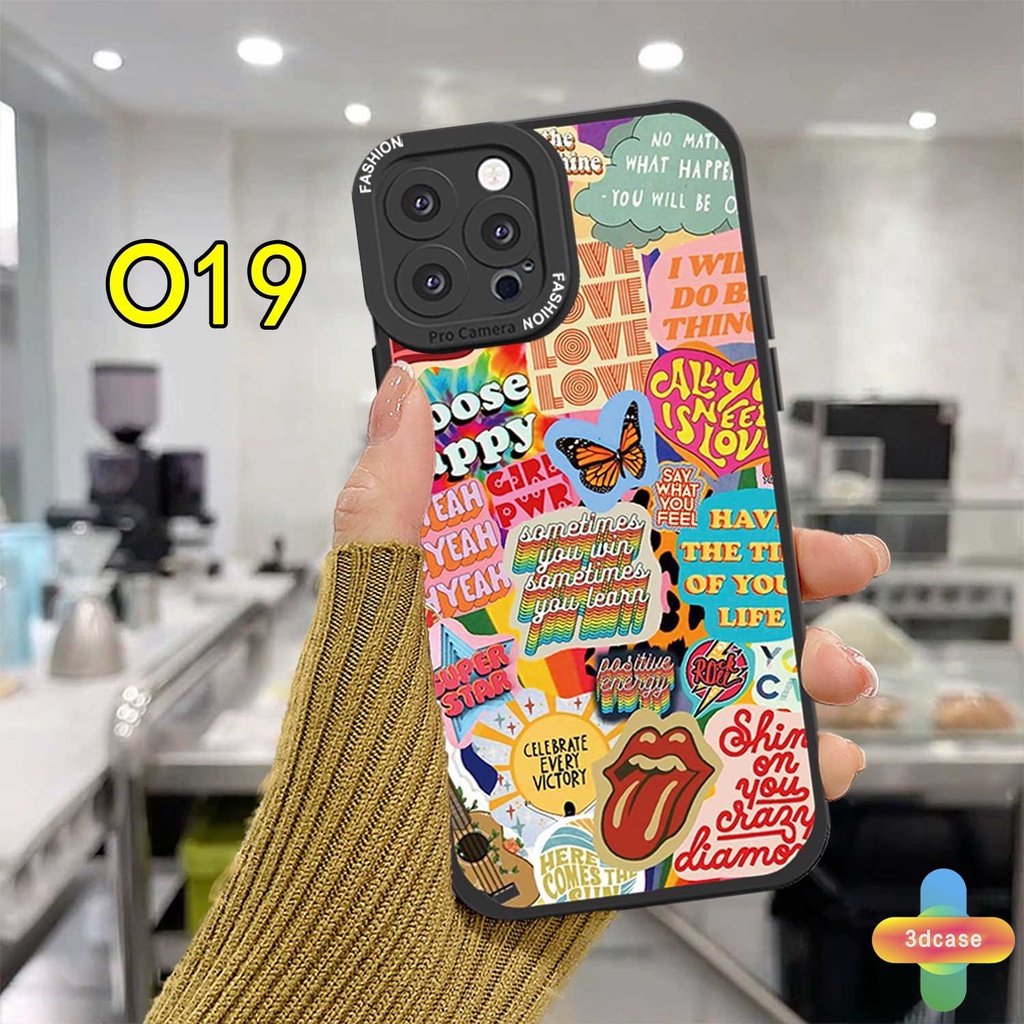 Lembut TPU Penutup Belakang Kompatibel Untuk For IPhone 13 12 11 PRO MAX 6 7 6S 8 Plus X XR XS MAX Se 2020 6SPlus 7Plus 6Plus 8Plus XSMAX Ins Fashion Trendi Merek Stiker Label Huruf Kupu-Kupu Case